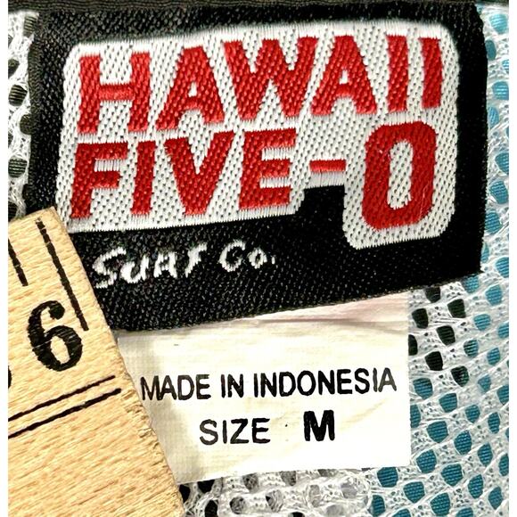 Hawaii Five 0 Surf Co Men's Size M Unisex Colorful Flower Swimming Trunks - Picture 7 of 11